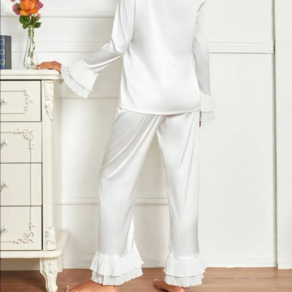 Satin Ruffle PK J Set - Picture 2 of 5